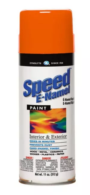 Zynolyte Speed E-Namel 12oz Spray Paint - ORANGE