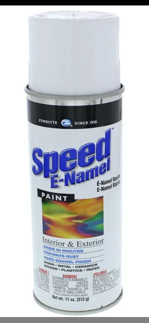 Zynolyte Speed E-Namel 12oz Spray Paint - WHITE