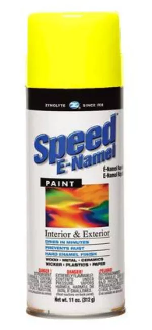 Zynolyte Speed E-Namel 12oz Spray Paint - YELLOW